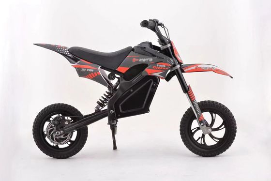 350W 모터 파워 키즈 더트 바이크 24v 500W 전동 모터 사이클 앞 및 후방 브레이크
