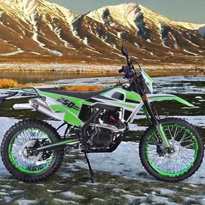 250cc 엔진 사용자 정의 색상 지원 된 성인용 오프로드 가솔린 더트 자전거