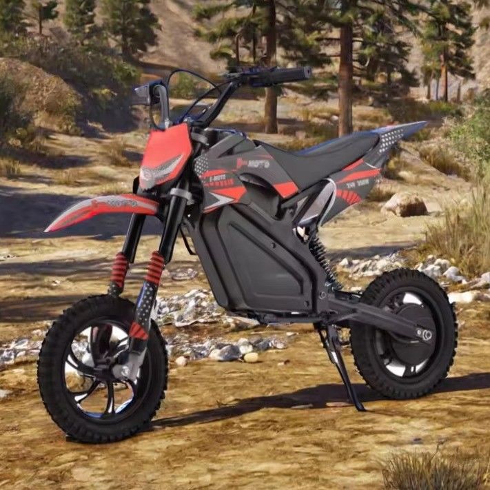 350W 모터 파워 키즈 더트 바이크 24v 500W 전동 모터 사이클 앞 및 후방 브레이크